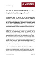 Pressemitteilung KRONO EPF Action Day