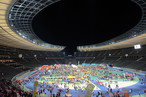 The after-run party in the Berlin Olympic Stadium