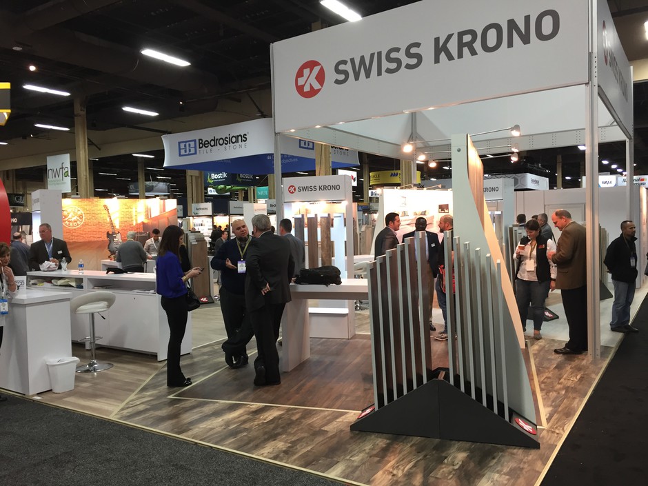 Viva Las Vegas SWISS KRONO TEX at SURFACES 2017 SWISS KRONO