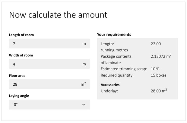 Online Quantity Calculator How Much Laminate Flooring Do You Need